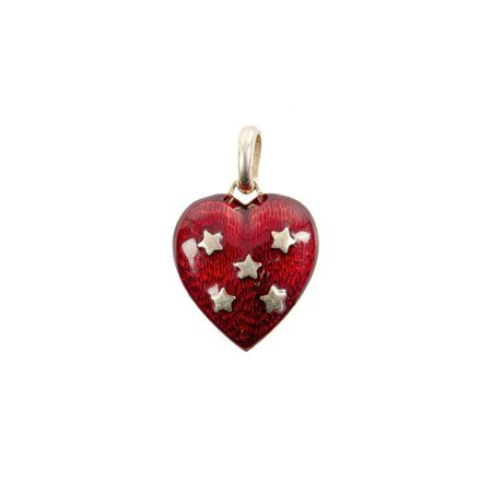 CIONDOLO a forma di cuore in argento 925