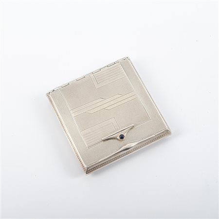 PORTASIGARETTE con tabacchiera in argento 925
