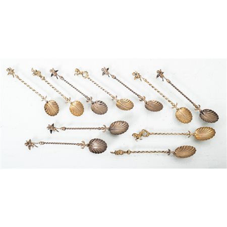 UNDICI CUCCHIAINI in argento