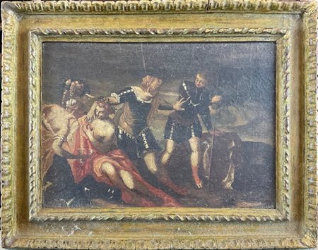 Ignoto

Antico dipinto raffigurante "Minerva protegge la Pace da Marte"
carta a