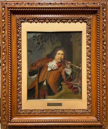 Nello stile del secolo XVII

"Suonatore di tromba"
olio su tavola (cm 30x25 ca.