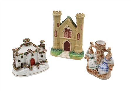 Manifatture differenti (Inghilterra ?), secolo XIX-XX. Lotto composto da tre di