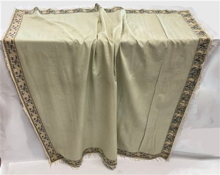 Scialle Kashmir, Scozia, prima metà secolo XIX. Tessuto a mano in lana e seta.