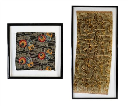 Manifattura di Vienna (?) probabilmente Jugendstil. Lotto composto da un tessut