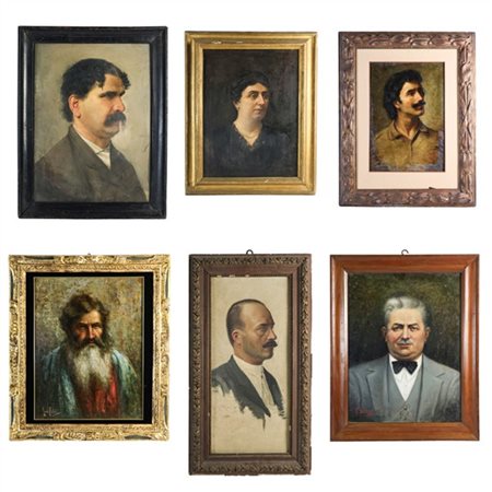 Nazzereno Sidoli, Giuseppe Sidoli ed altri artisti, 
Lotto composto da sei "Rit