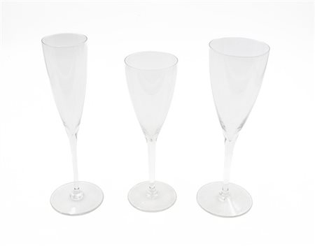 Baccarat Parte di servizio di calici in cristallo composto da tredici bicchieri