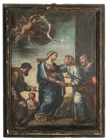 Ignoto

Antico dipinto raffigurante "Visitazione di Maria"
olio su tela (cm 80x