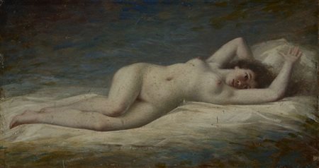 Nazzareno Sidoli "Nudo femminile" 
olio su tavola (cm 18x34)
al retro: cartiglio