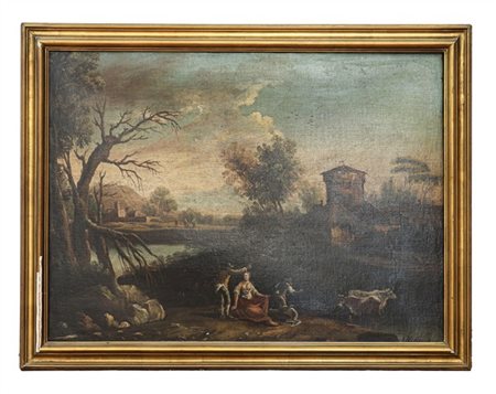 Scuola veneta del secolo XVIII

"Figure in un paesaggio"
olio su tela (cm 69,5x