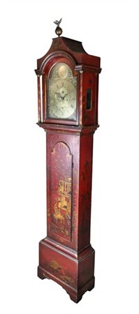 Rich Wright Chelmsford. 
Orologio a cassalunga decorato a chinoiserie rossa, mo