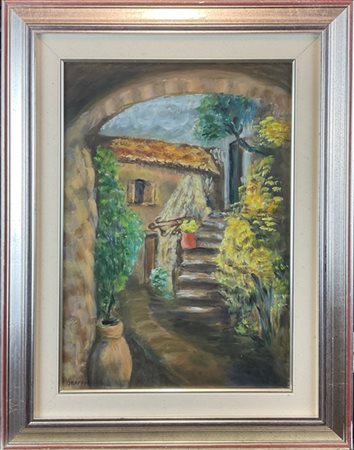 Maria Graffeo

"Scorcio" 
olio su tela (cm 50x40)
firmato in basso a sinistra
a