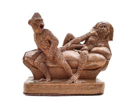 L. Desbords

"Chastetè de Joseph" 
scultura in terracotta (cm 13x14)
titolata s