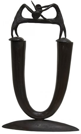 Giuseppe Maraniello, Passaggi Segreti, 1999, Fusione in bronzo, cm 29x18,...