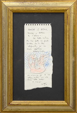 Sebastian Roberto Matta, Senza Titolo, anni Ottanta, Disegno su carta a...