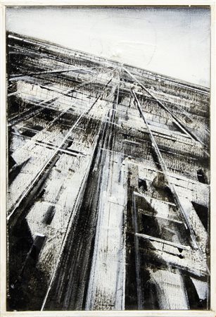 Jonathan Guaitamacchi, Target - Oltre il ponte, anni Duemila, Acrlico su...