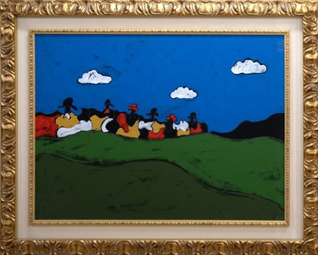 Tano Festa, Senza Titolo, 1985-1986, Acrilici su tela, cm 60x80, Archivio...