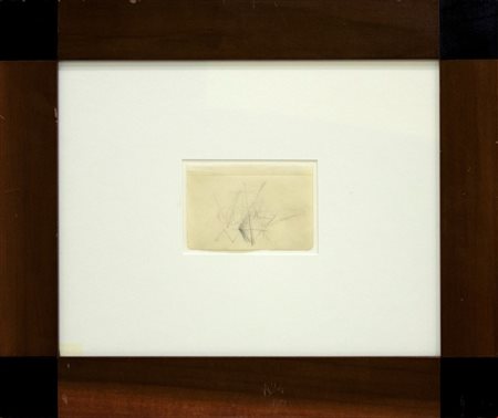 Giacomo Balla, Senza Titolo, 1915-18 ca., Matita su carta, cm 8.5x12.5,...