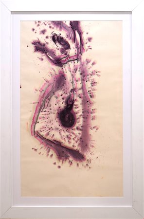 Ke Huang, You Beng, 2010, Inchiostro su carta, cm 135x68, Autentica a cura...