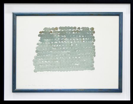 Irma Blank, Germinazioni, Aus dem Horte Jedermanns, 1980, Acquarello su...