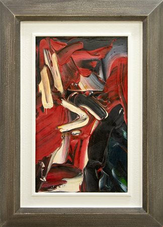 Pierluigi De Lutti, O.S.T 016, anni Duemila, Olio su tela, cm 30x50,...