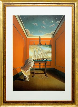 Antonio Nunziante, Verso la libertà, 2004, Serigrafia su carta, cm 100x70,...