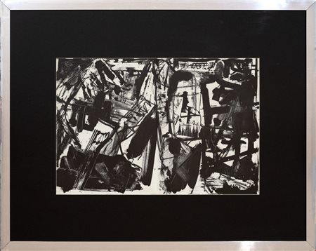 Emilio Vedova, Senza Titolo, anni Novanta, Litografia, cm 48x69, Esemplare 28...