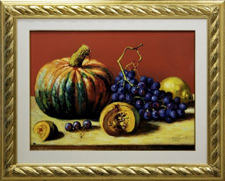 Giovan Francesco Gonzaga, Frutti in un interno rosso pompeiano, 2004,...