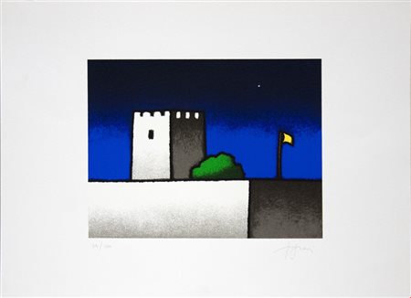 Tino Stefanoni, Senza titolo, anni Duemila, Serigrafia a colori, cm 50x70,...