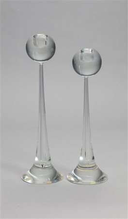 Gino Cenedese (1907-1973)  - Coppia di candelieri, 1980 ca.