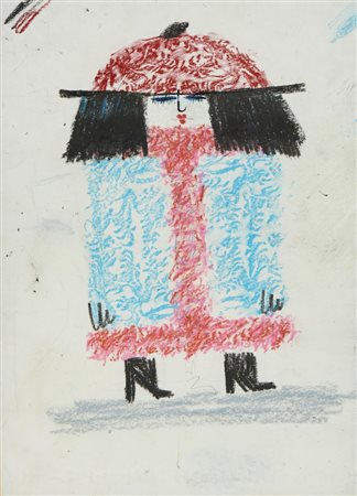 PASCALI PINO (1935 - 1968) - DONNA IN PELLICCIA.