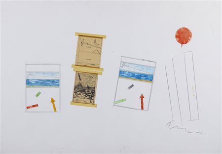 ANGELI FRANCO (1935 - 1988) - SENZA TITOLO, (1980).