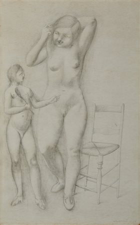 MANZU' GIACOMO (1908 - 1991) - SENZA TITOLO.