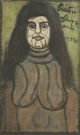 GHIZZARDI PIETRO (1906 - 1986) - RITRATTO DI RAGAZZA.