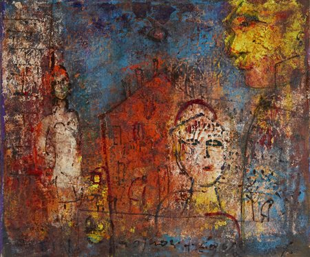 ROGNONI FRANCO (1913 - 1999) - CITTA' DI NOTTE.