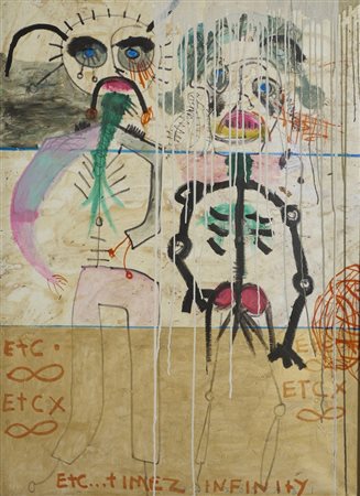 KOSTABI PAUL (n. 1962) - BARRET AND ANDREW WAITING FOR CORY.