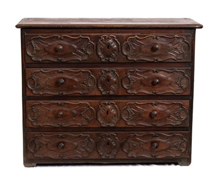  
Comò italiano Liguria, XVII secolo
 Atezza x lunghezza x profondità: 101 x 129 x 55 cm.