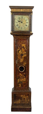  
Orologio a torre georgiano inglese a cineserie Giorgio I, 1690 circa
 Altezza x larghezza x profondità: 219 x 48 x 25 cm.