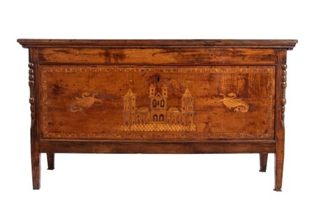  
Madia intarsiata Italiana Luigi XVI XVIII secolo
 Altezza x larghezza x profondità: 85 x 150 x 50 cm