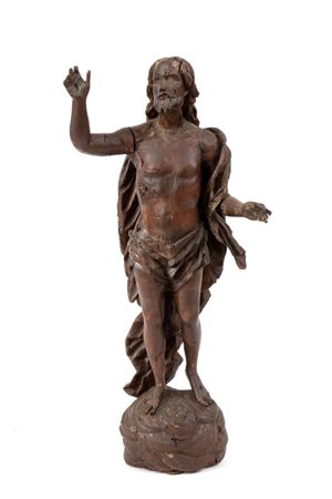  
Scultura italiana in legno raffigurante Cristo benedicente XVIII secolo
 Altezza x larghezza x profondità: 55 x 30 x 17 cm