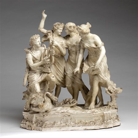  
Scultura italiana in ceramica Inizio XX secolo
 Altezza x larghezza x profondità: 39 x 35 x 24 cm