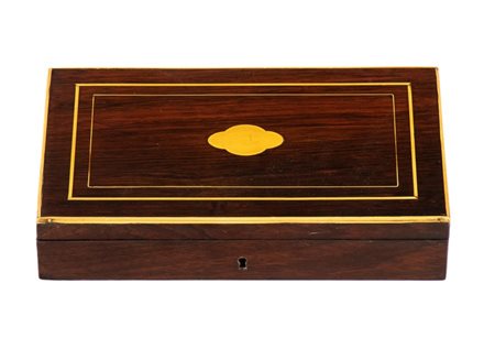  
Scatola porta compassi francese fine XIX secolocolo
 Altezza x larghezza x profondità: 5 x 24 x 14 cm