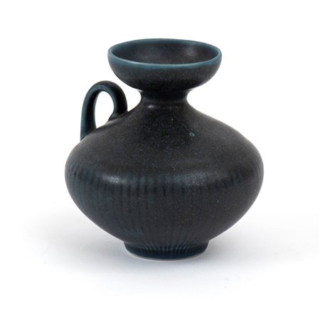Gunnar Nylund per Rörstrand (1920,  - 1997) 
Vaso in Grés Svezia, XX secolo
 Altezza x larghezza: 14 x 14 cm