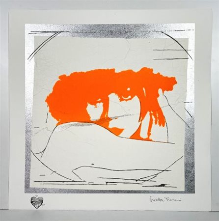 Giosetta Fioroni “Doppio liberty arancio”