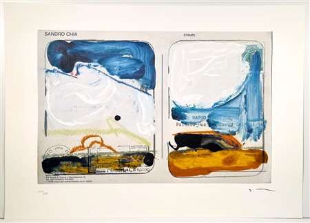 Mario Schifano “Omaggio a Sandro Chia”