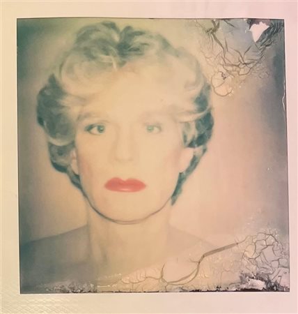 Andy Warhol "Self portrait in drag"
