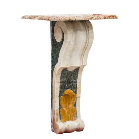 MANIFATTURA SICILIANA DEL XVIII SECOLO, Mensola in marmo