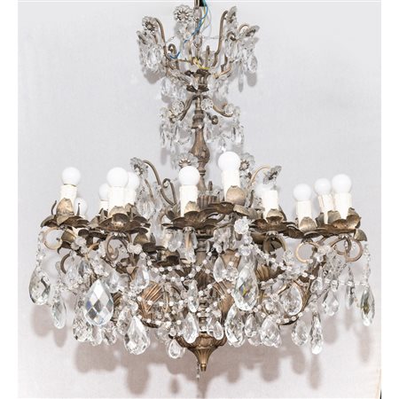 MANIFATTURA ITALIANA DEL XX SECOLO, Lampadario