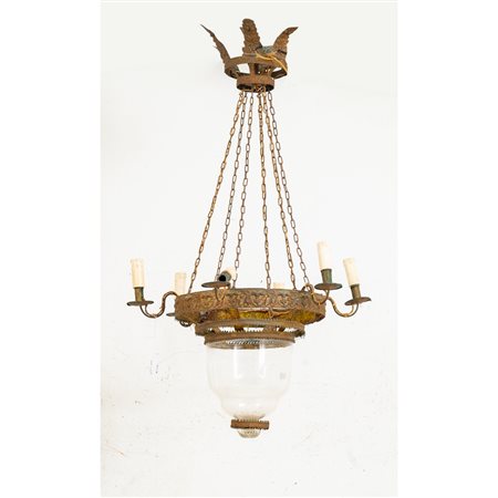 MANIFATTURA SICILIANA DELLA PRIMA METÀ DELL'800, Lampadario