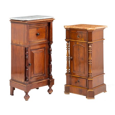 MANIFATTURA SICILIANA DEL XIX SECOLO, Due comodini