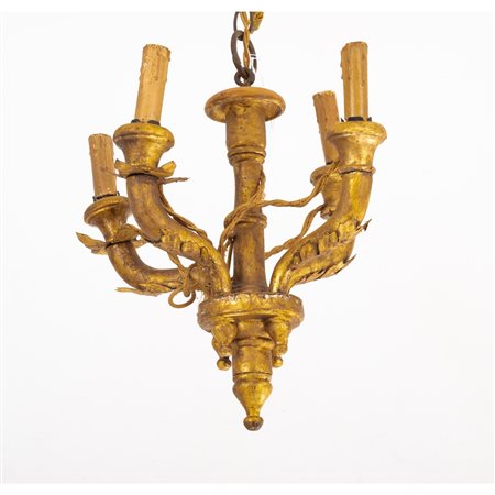 MANIFATTURA SICILIANA DEL XIX SECOLO, Lampadario